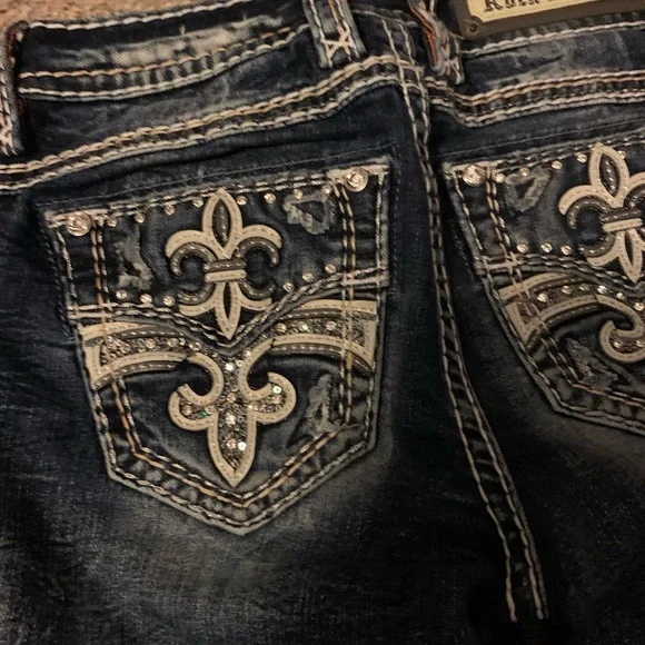 Rock Revival Dark Wash Boot Cut Jeans 💙 - Picture 5 of 10